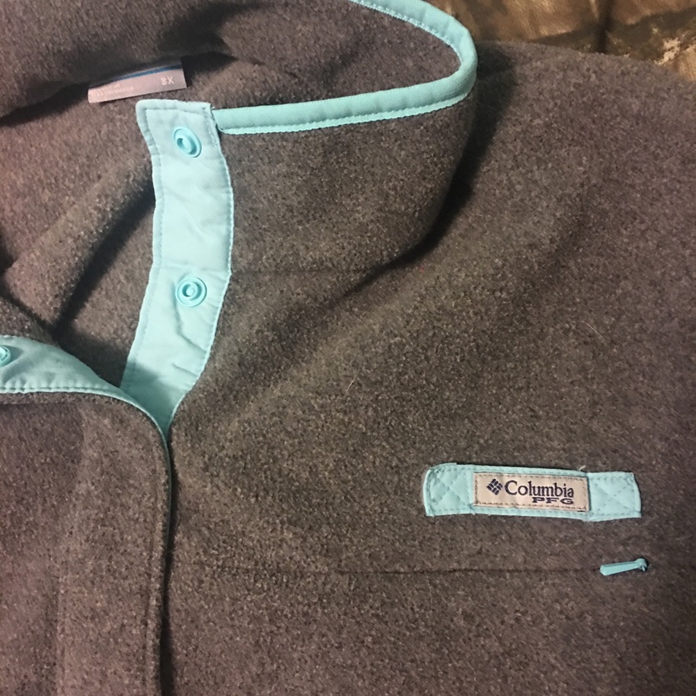 Columbia snap T fleece pullover